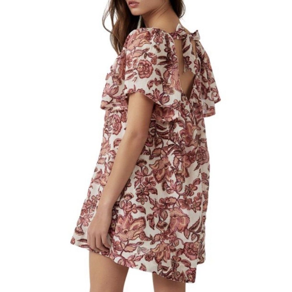 Free People Women's Kauai Getaway Printed Tunic Top size Small XL NWT Floral - Picture 4 of 16